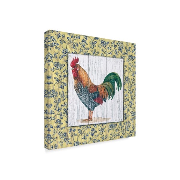 Lisa Audit 'Rustic Rooster 4' Canvas Art,24x24